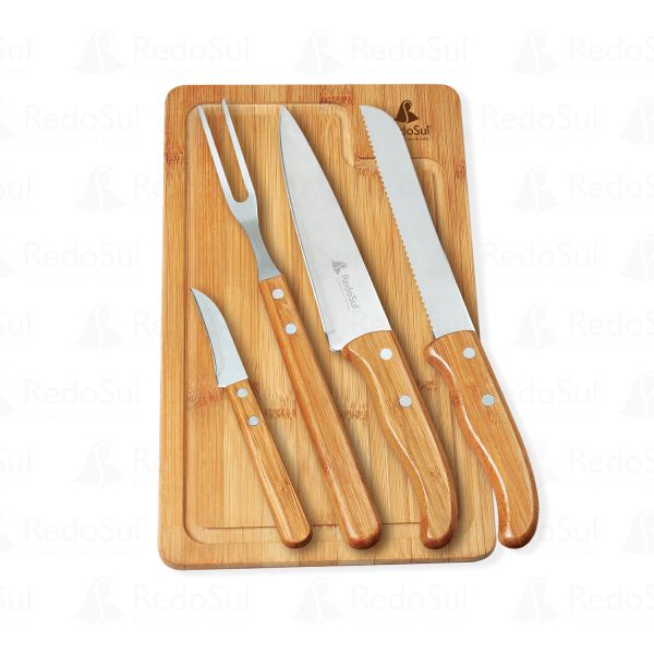 Kit Churrasco Personalizado 5 Peças Kit Churrasco Personalizado 5 Peças